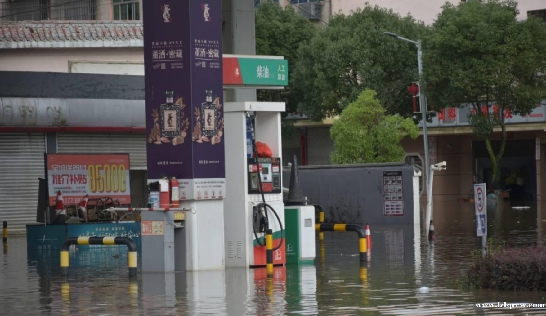 直击江西永修洪灾现场 水位高涨逼近村庄